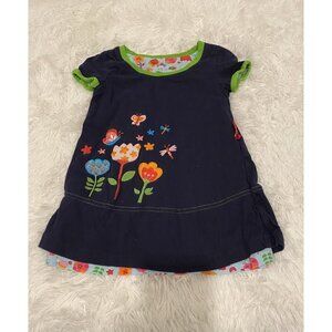Sigikid Double Sided reversible Floral Embroidered Dress 3 Years